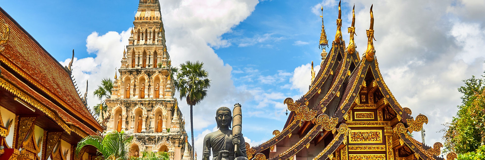 Traveling on motorbike in norther thailand we came across these amazing sculptural temples
